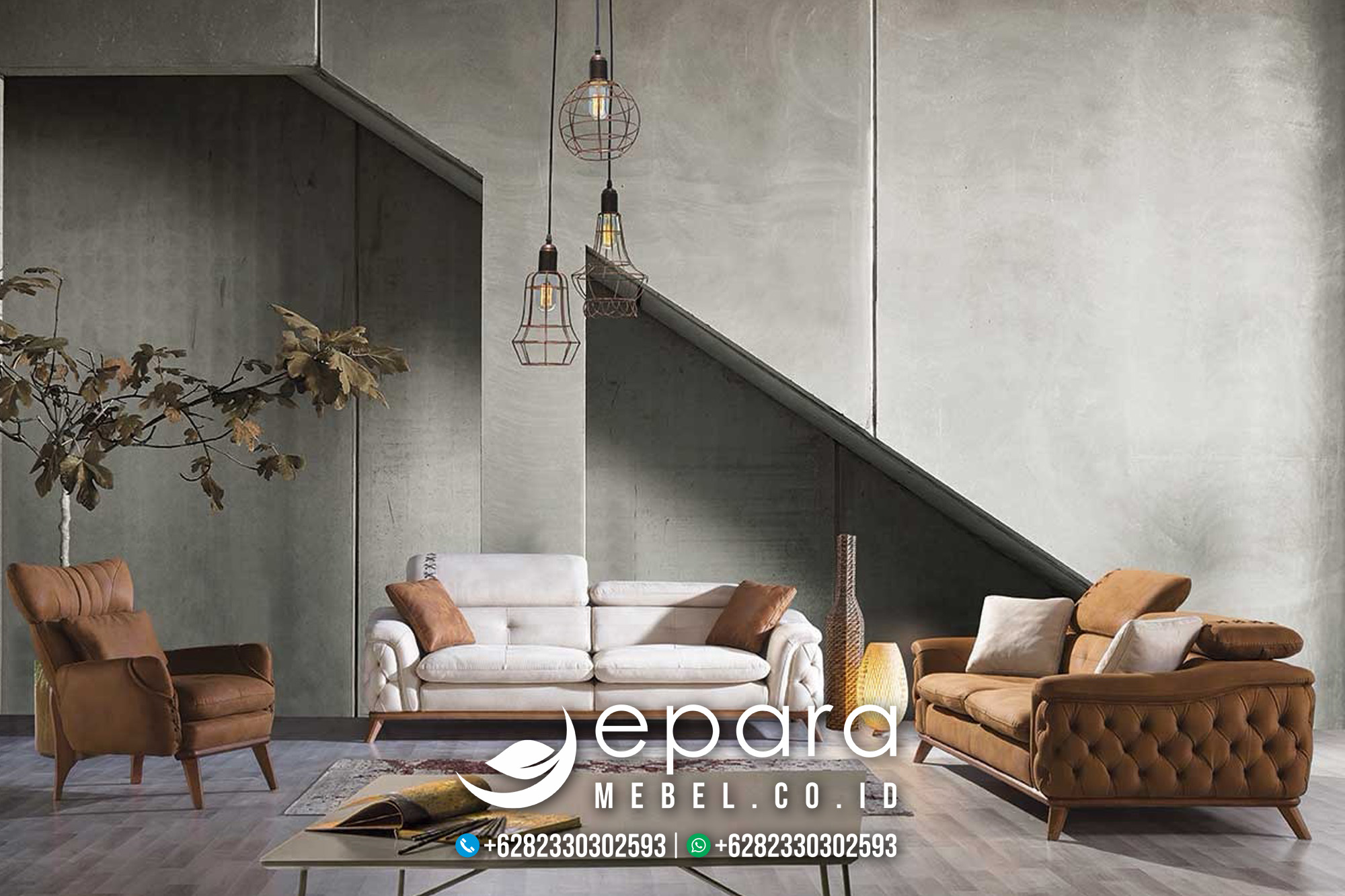 New Model Sofa Elegant Furniture Minimalis Jepara JM-28
