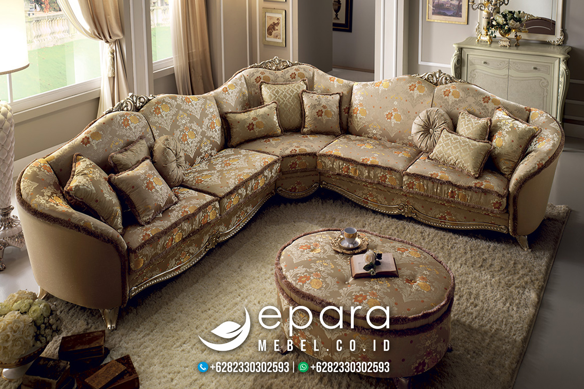 Set Sofa Klasik Luxury Termewah Model 2021 JM-130
