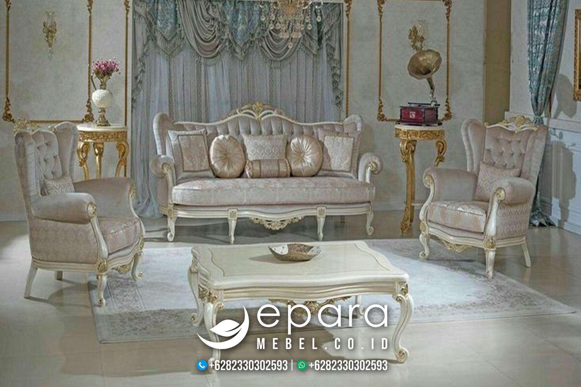Best Sale Sofa Turkey Klasik Model Tampilan Menawan JM-166