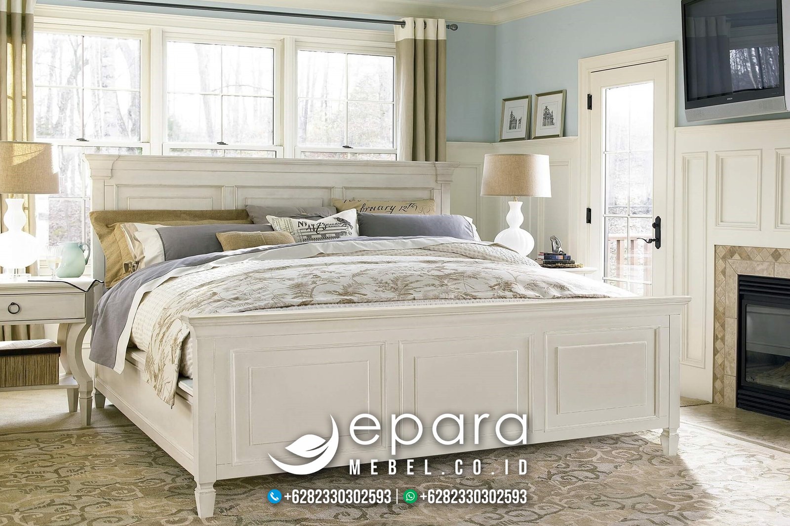Set Dipan Minimalis Elegan Mewah Duco Putih JM-635