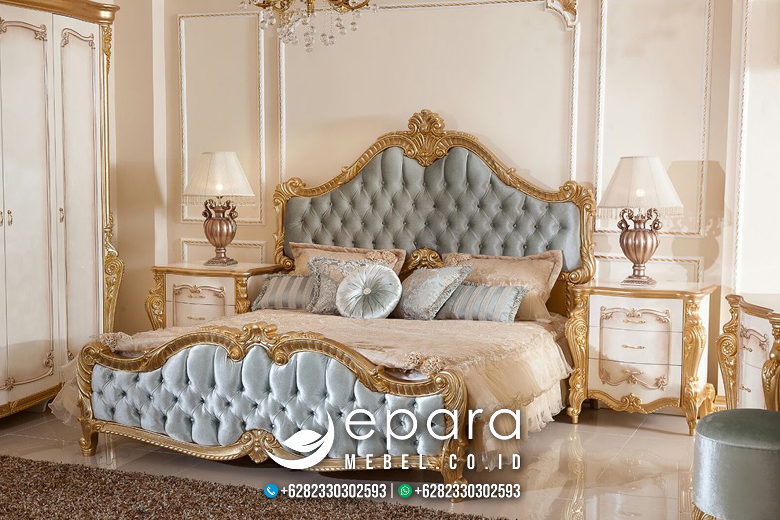 Kamar Tidur Klasik Luxury Mewah Model Baru JM-739