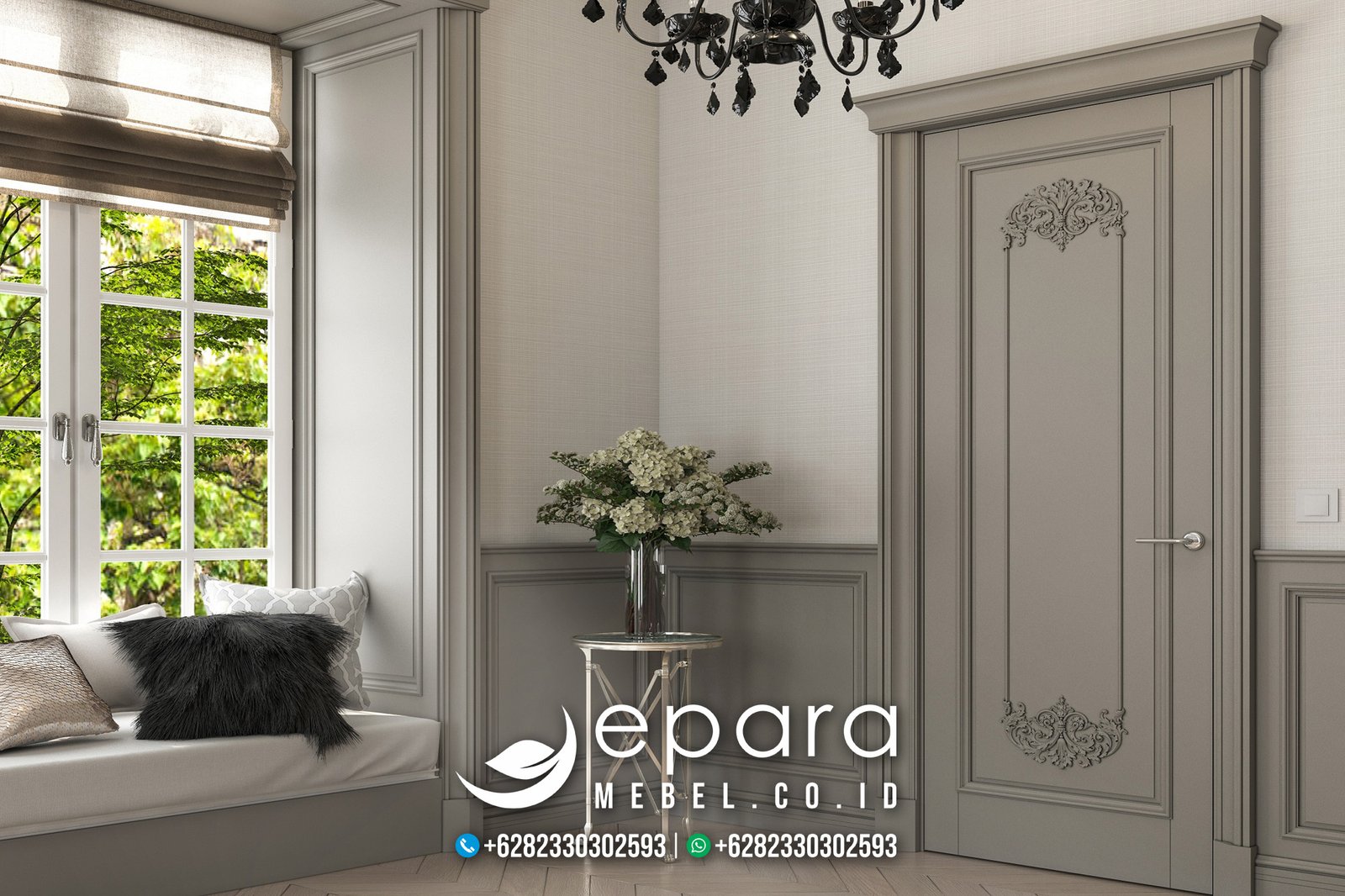 Model Pintu Minimalis Mewah Style Modern JM-591