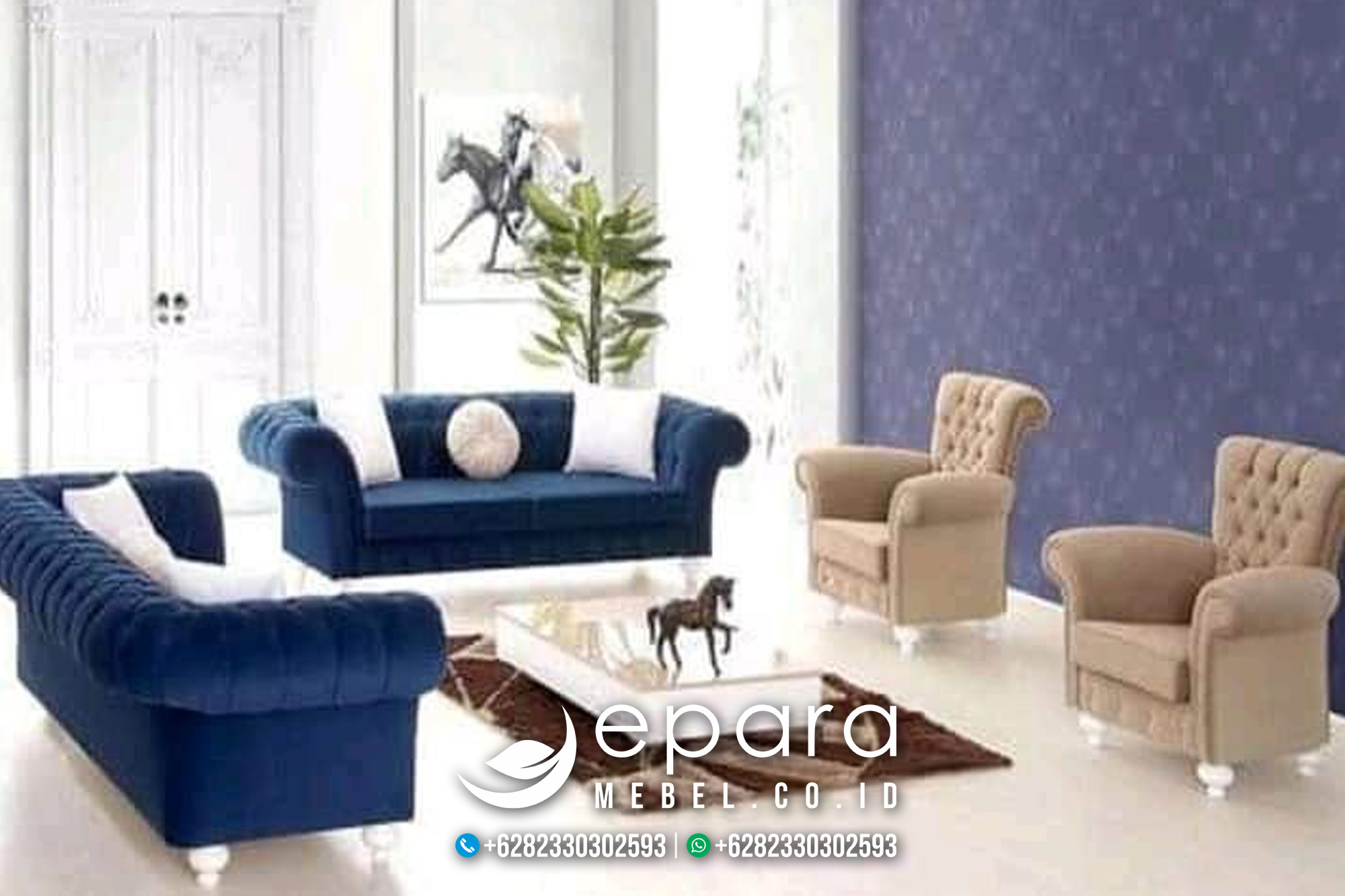 New Model Set Sofa Chester Jati Minimalis Mewah JM-668
