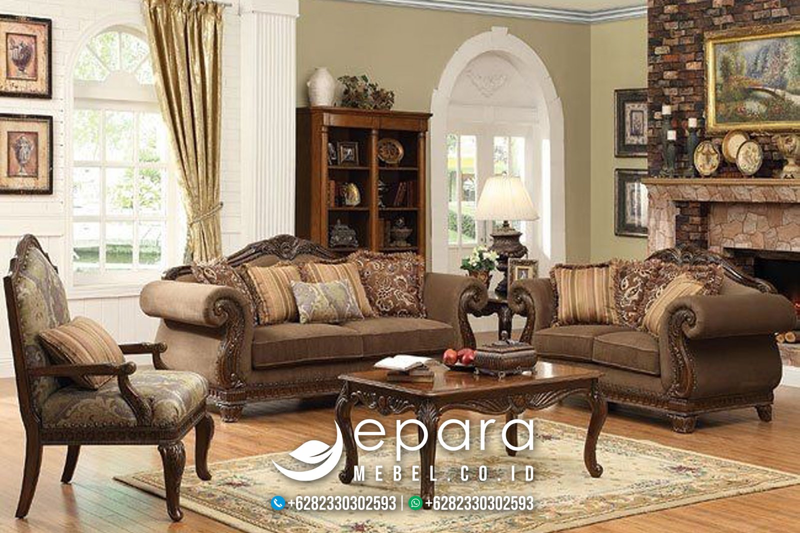 Jual Sofa Ruang Tamu Style Klasik Mewah JM-720