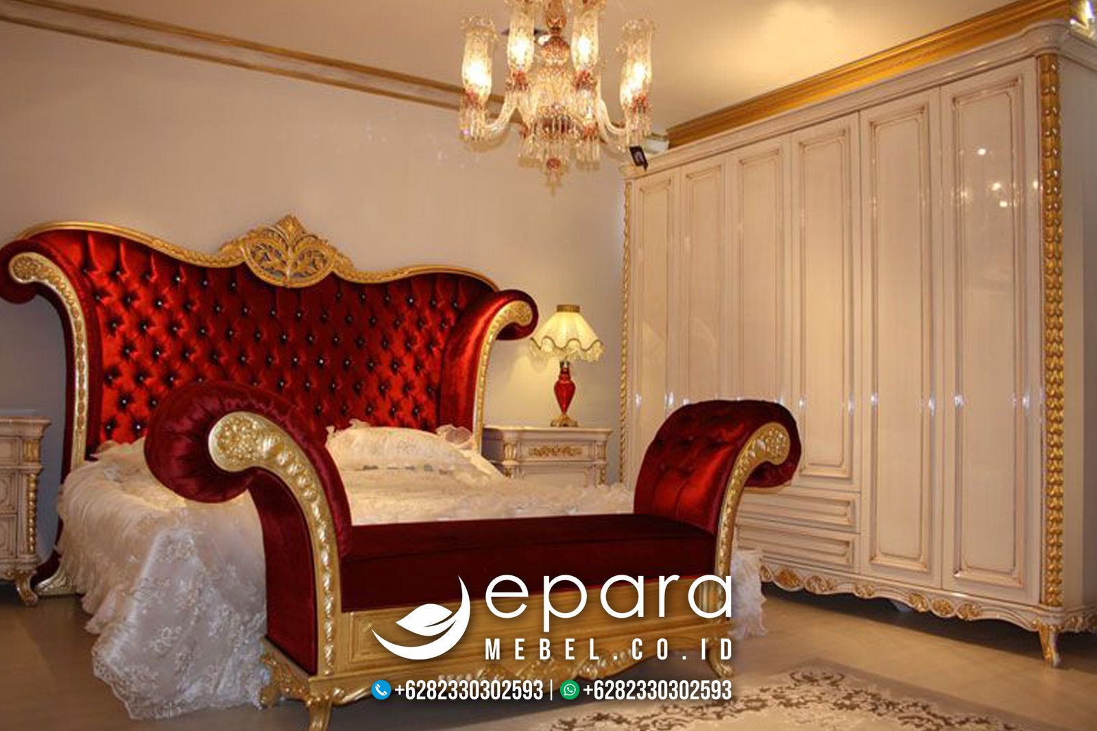 Bedroom Set Princess Luxury Klasik Mewah Terbaru JM-828