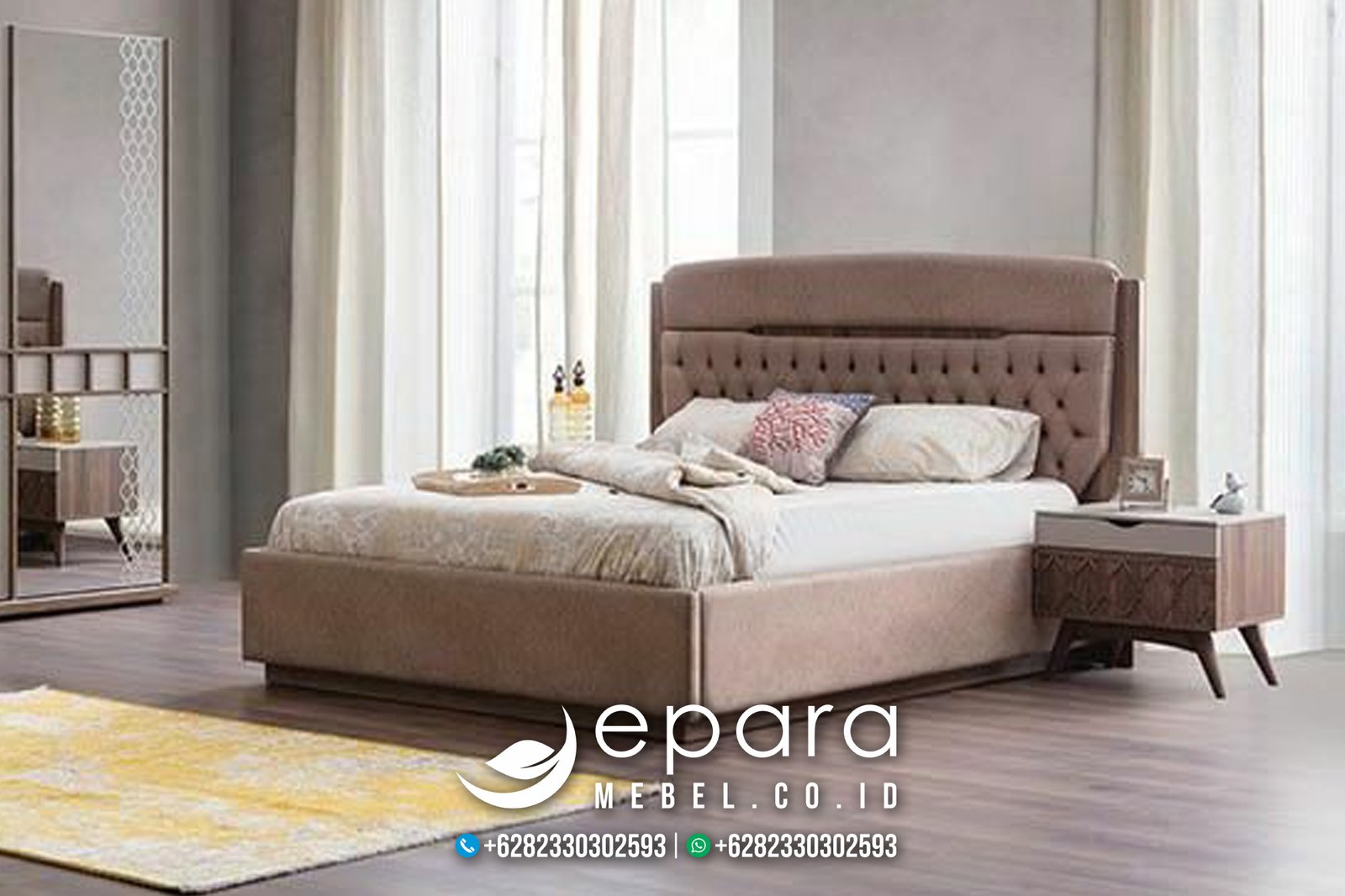 Bed Set Modern Mewah Style Desain Terbaru JM-1069