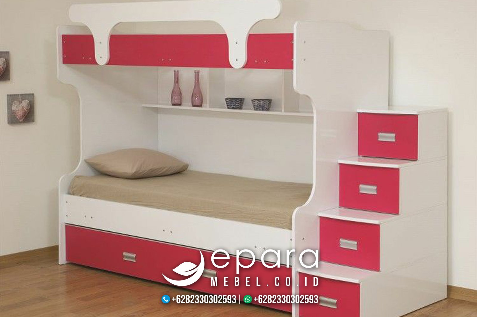 Jual Dipan Tingkat Anak Minimalis Modern Baru JM-989