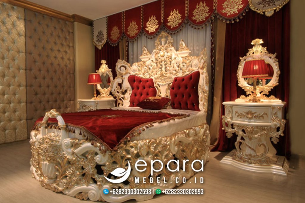 Tempat Tidur Klasik Model Petra Luxury Mewah JM-1185