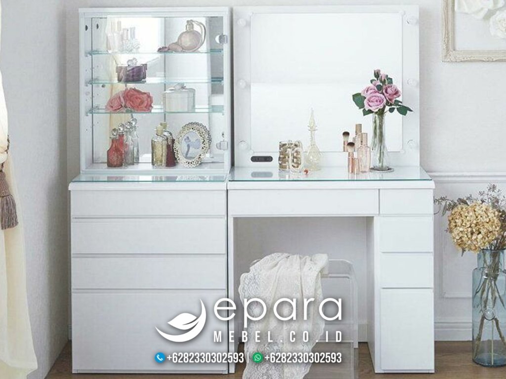 Jual Meja Rias Model Minimalis Mewah Elegant JM-1216