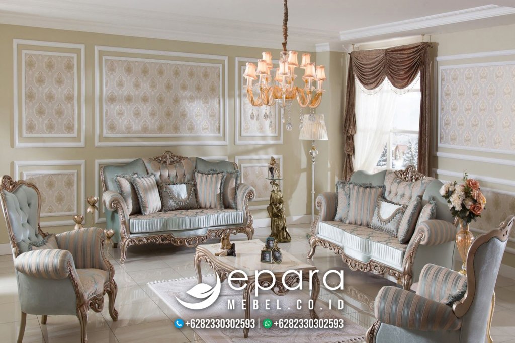 Model Kursi Sofa Ruang Tamu Style Klasik JM-1309