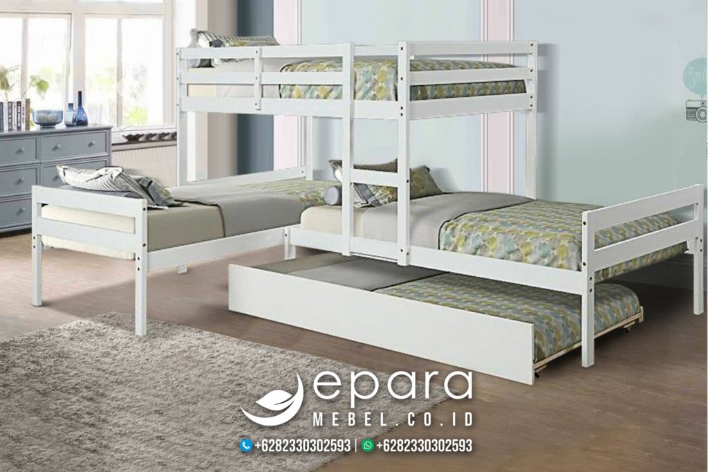 Tempat Tidur Anak Tingkat Minimalis Modern Mewah JM-1693