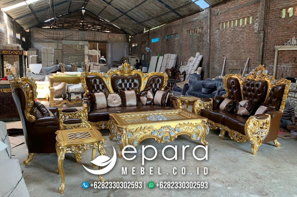 Jual Kursi Sofa Tamu Model Bellagio Klasik Mewah JM-1917