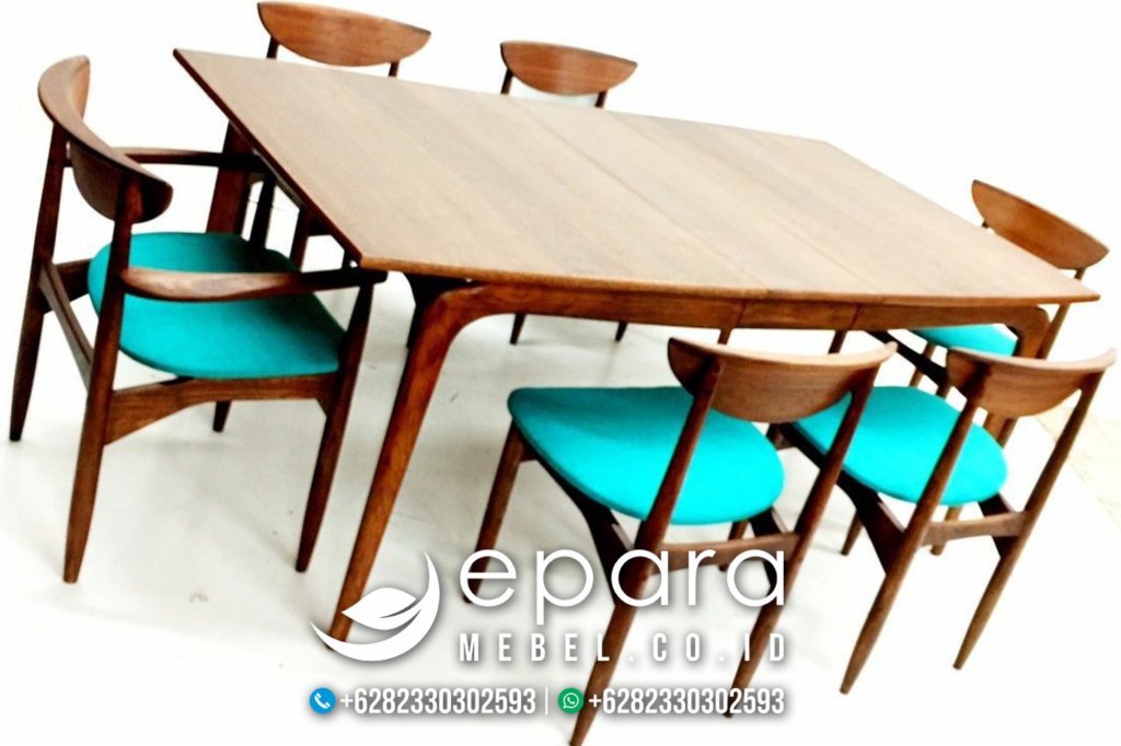 Set Meja Makan Kursi Makan Model Baru JM-2075