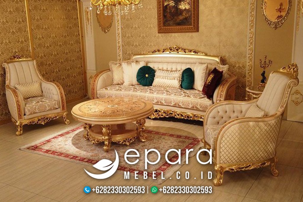 Best Sofa Tamu Klasik Model Eropa Mewah JM-2000