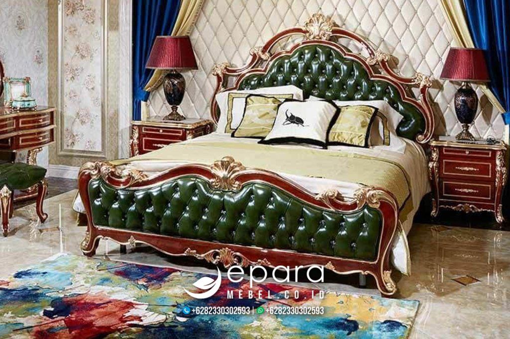 Set Tempat Tidur Model Klasik Jepara Mewah JM-2674