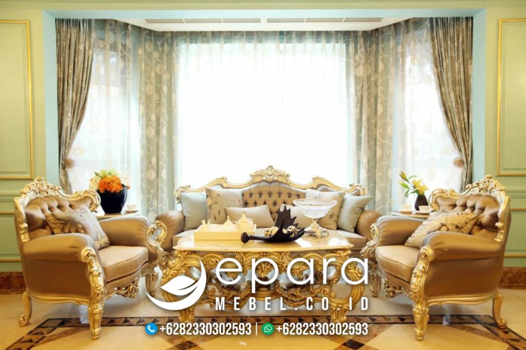 1 Set Sofa Tamu Jepara Model Klasik Mewah JM-2361