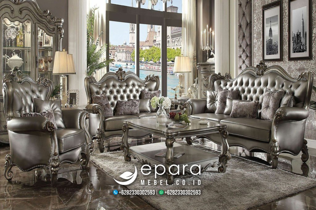 Sofa Tamu Versailles Klasik Style Mewah JM-3243