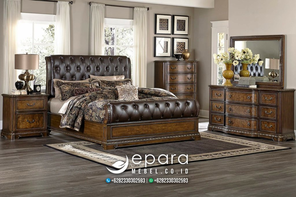 Best Tempat Tidur Kombinasi Antik Model Klasik JM-3448