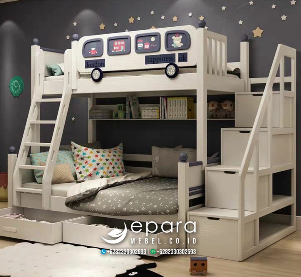 Jual Set Tempat Tidur Mewah Anak Terbaru JM-3349