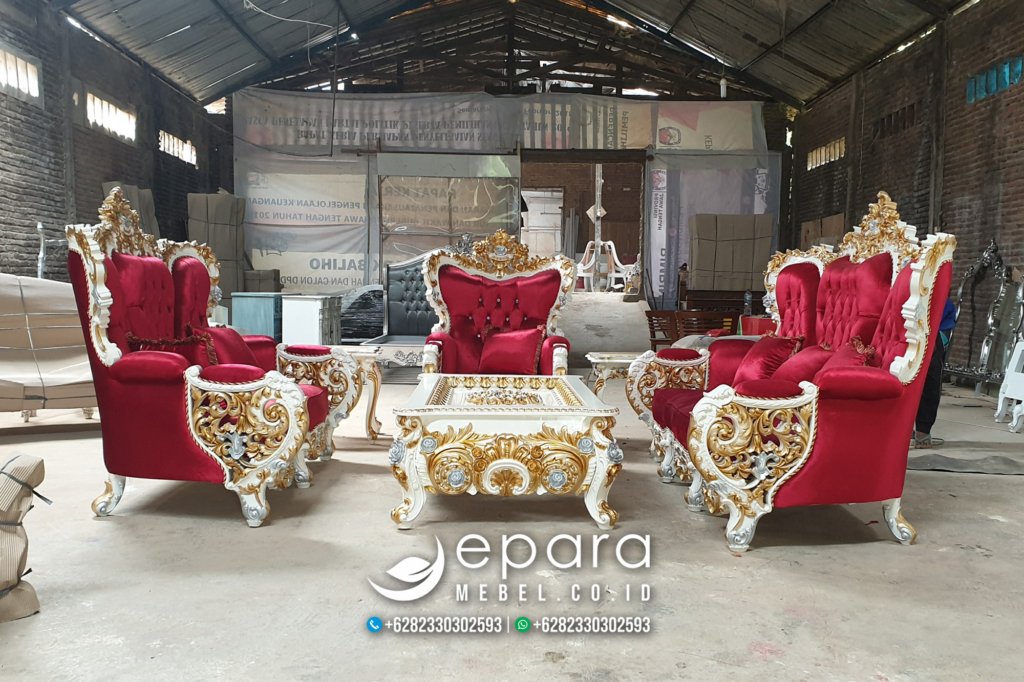 Jual Sofa Klasik Ruang Tamu Model Bellagio JM-3305