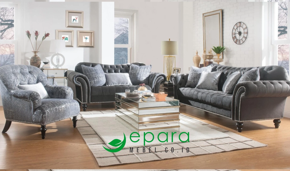 sofa tamu model formal untuk resmi jepara desain elegan mewah full image