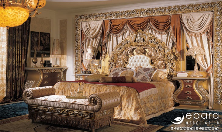 Set Kamar Tidur Klasik European Royal Style