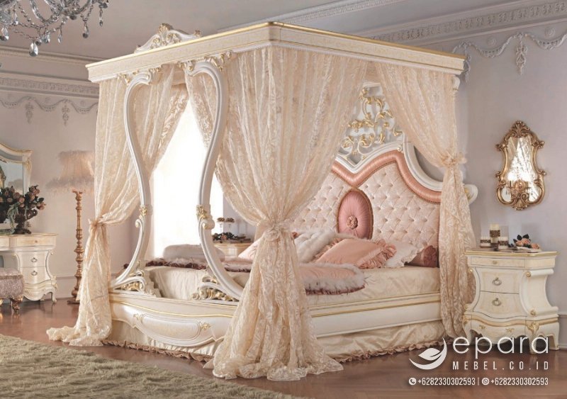 Model Tempat Tidur Kayu Jepara Moranelli